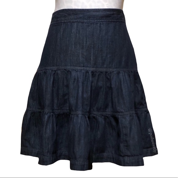 LOFT Dresses & Skirts - Loft Dark Denim / Chambray Full Skirt